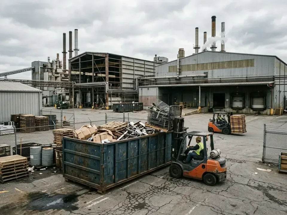 industrial-factory-scrap-conta-003 — frequently asked questions, Cheap Roll-off Dumpster Rentals in Smithville-Sanders, IN